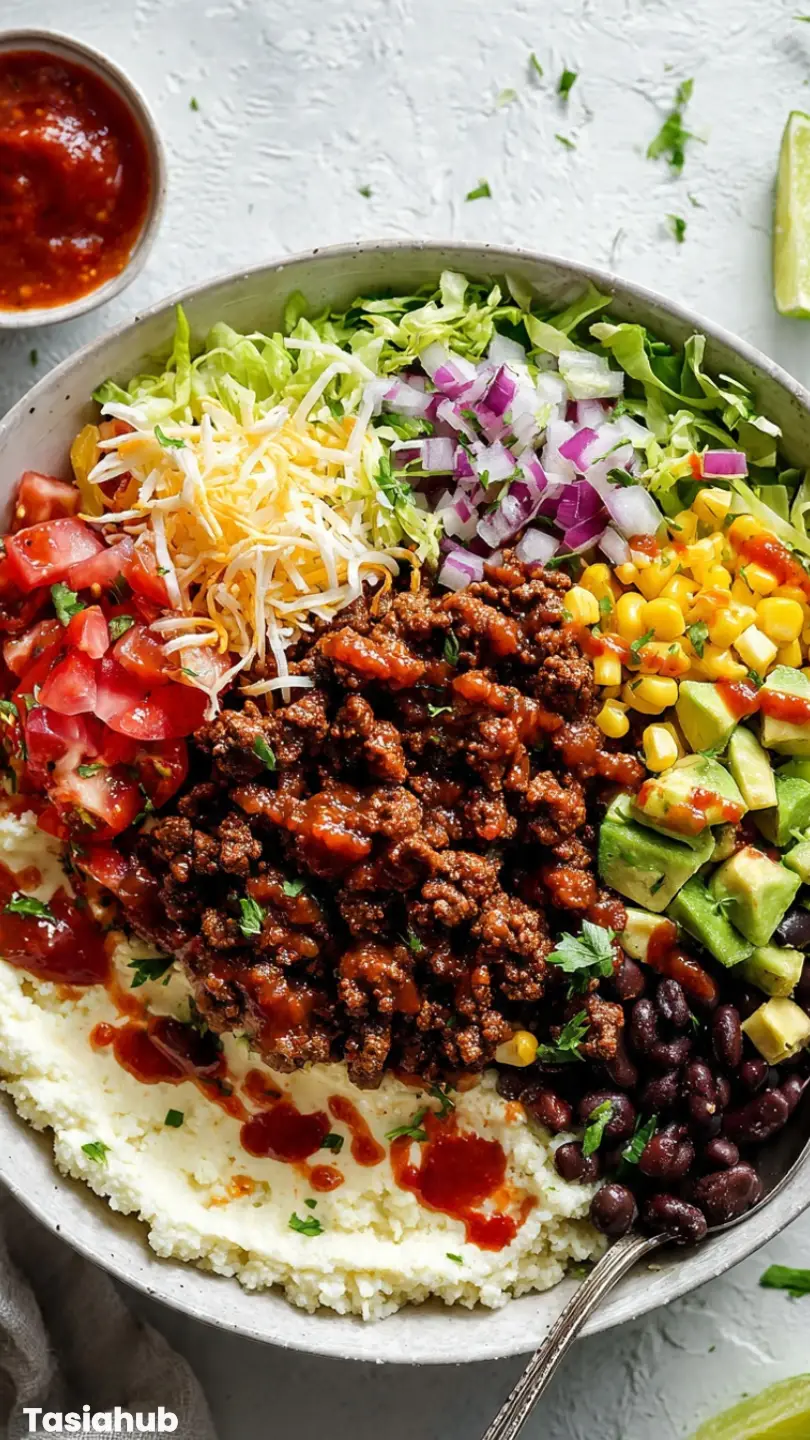 Cottage Cheese Taco Bowl