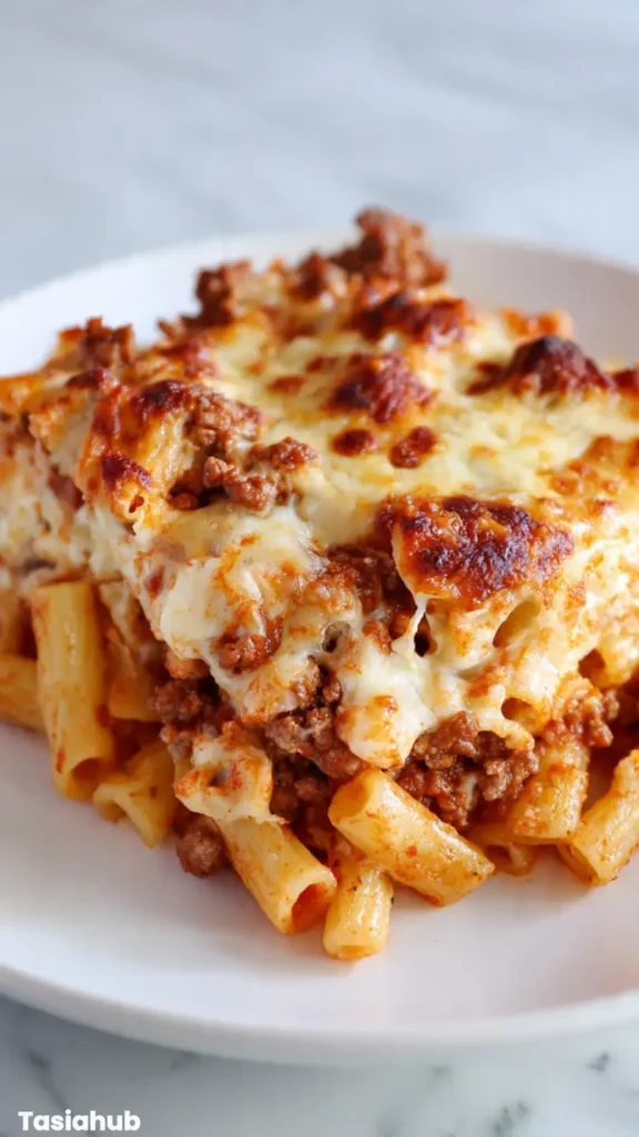 Baked Ziti With Cottage Cheese recipe