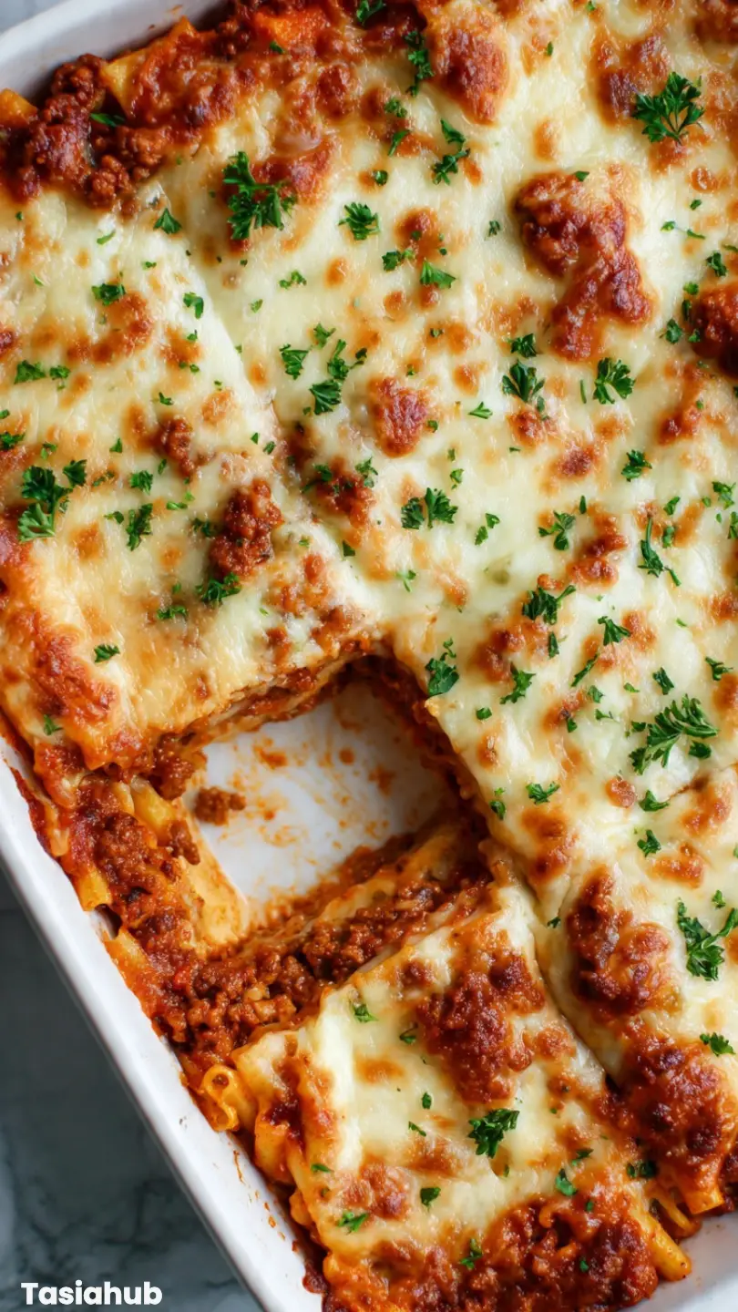 Baked Ziti With Cottage Cheese