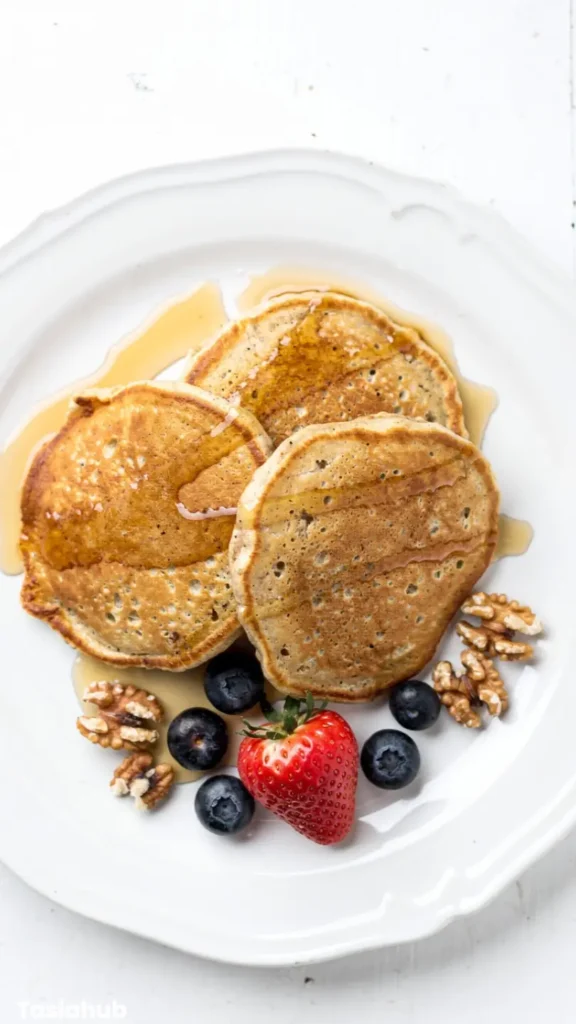 Banana Cottage Cheese Pancakes