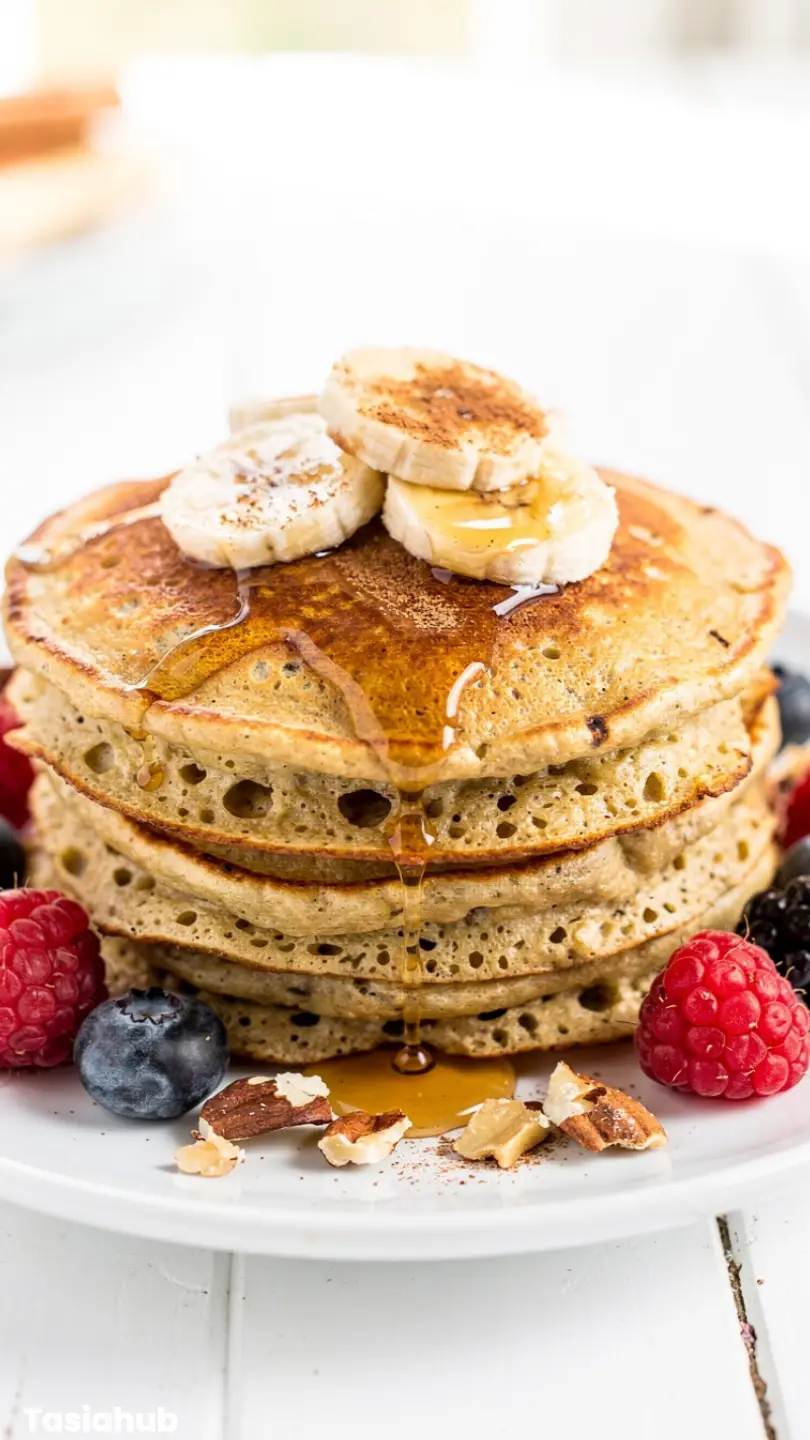 Banana Cottage Cheese Pancakes recipe