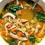 Chicken Quinoa Soup bowl