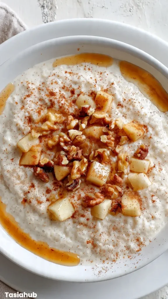 Cinnamon Apple Cottage Cheese Bites bowl