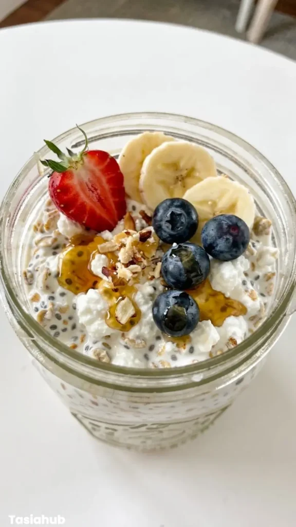 Cottage Cheese Overnight Oats