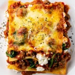 Crockpot Lasagna With Cottage Cheese dish
