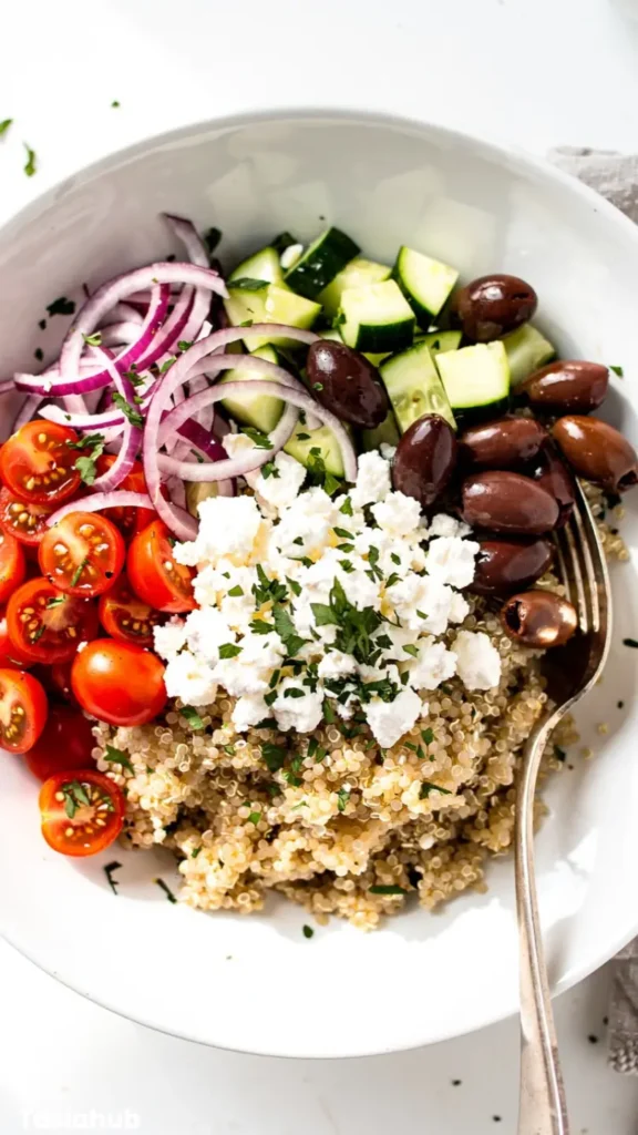 Greek Quinoa Bowl recipe