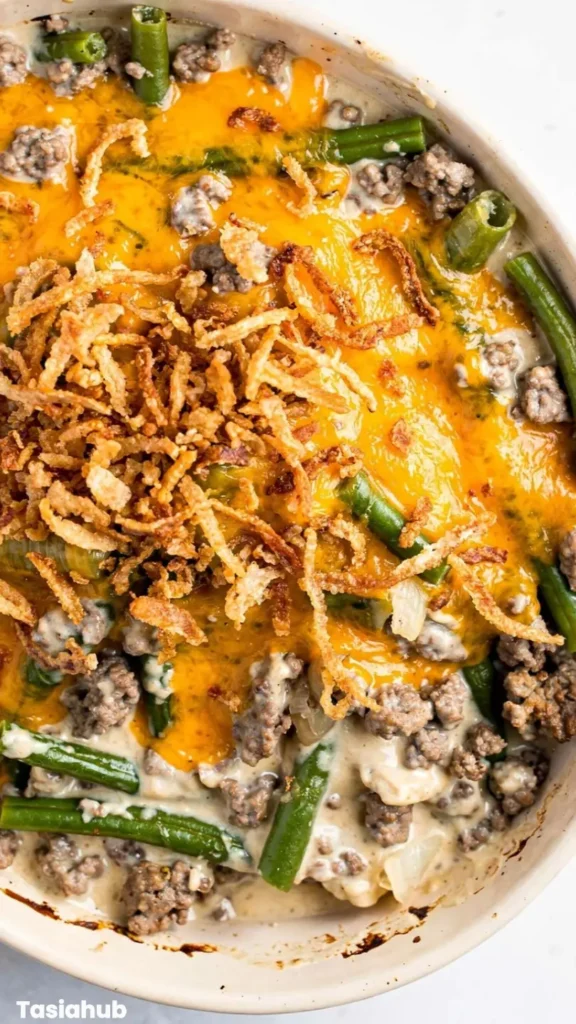 Ground Beef Green Bean Casserole
