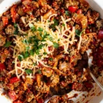 Ground Beef Quinoa dish