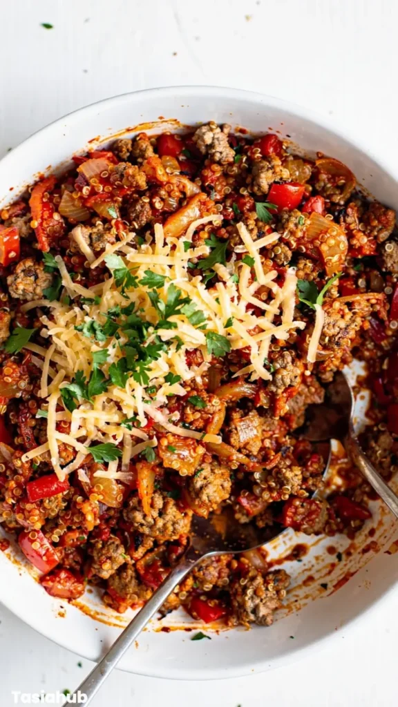 Ground Beef Quinoa recipe