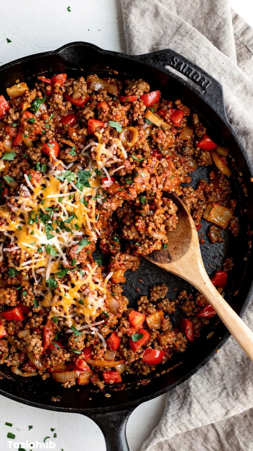 Ground Beef Quinoa