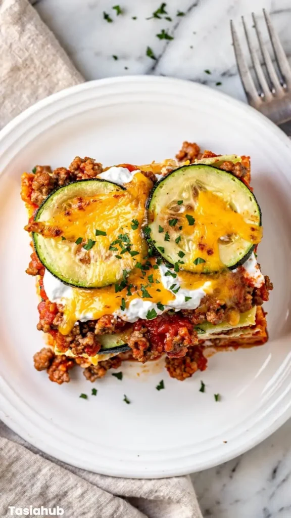 Ground Beef Zucchini Casserole recipe