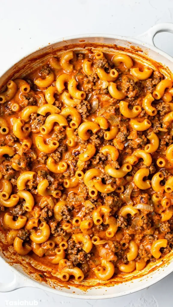 One Pot Chili Mac And Cheese