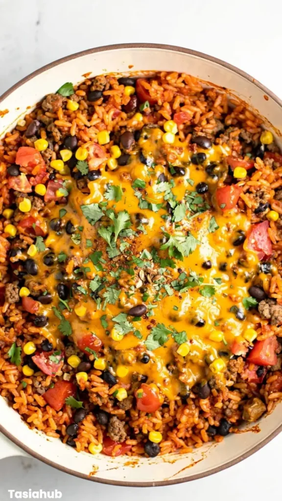One Pot Mexican Rice Casserole