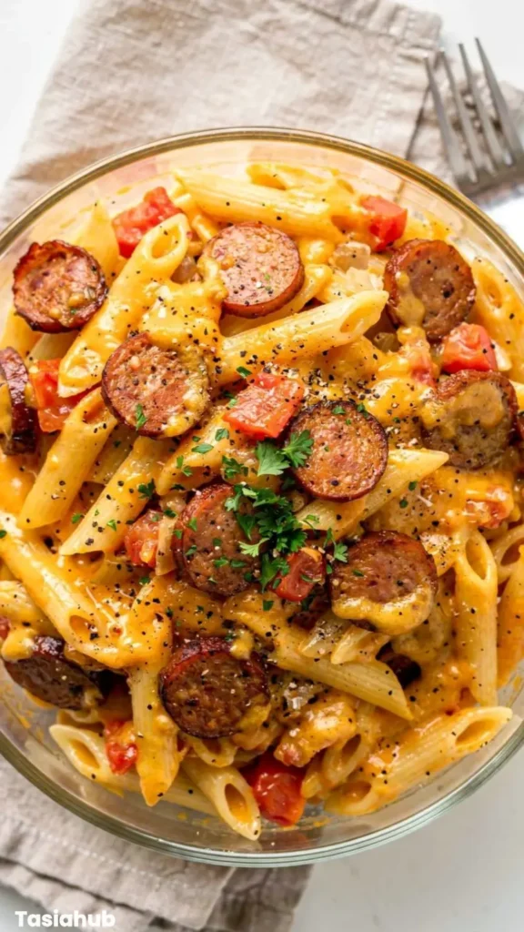One Pot Smoked Sausage Pasta