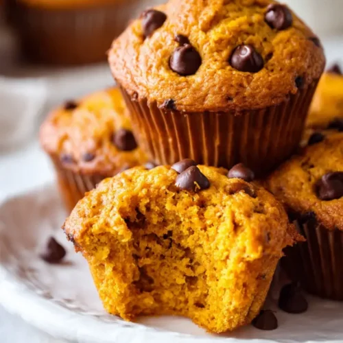 Pumpkin Cottage Cheese Muffin
