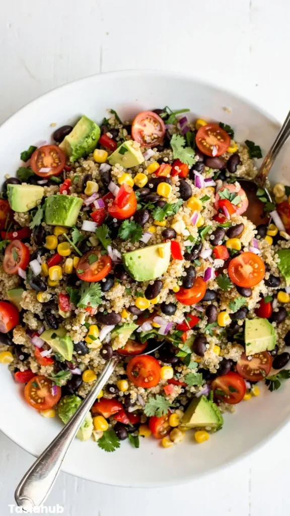 Quinoa Black Bean Salad bowl