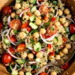 Quinoa Chickpea Salad