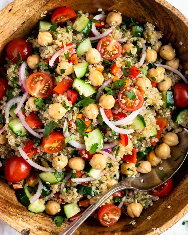 Quinoa Chickpea Salad
