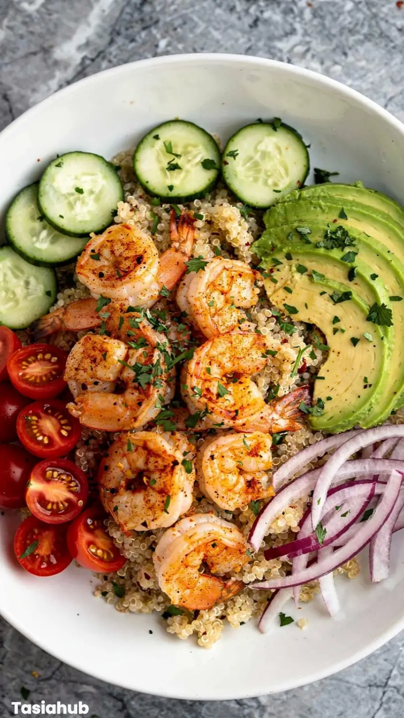 Shrimp Quinoa Bowls
