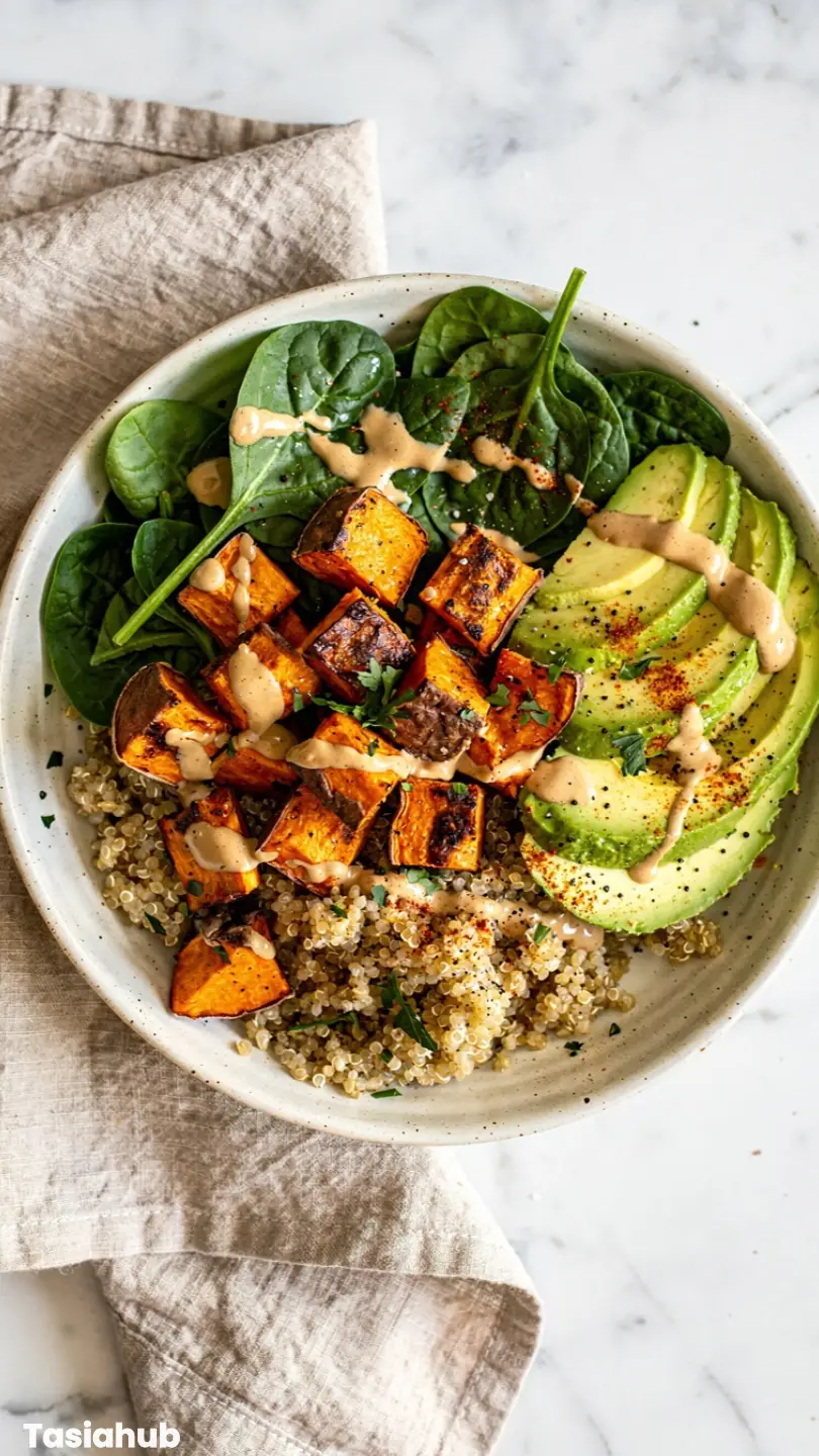 Sweet Potato Quinoa Bowl recipe