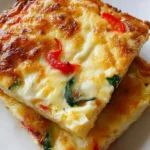 Tortilla Quiche Bake With Cottage Cheese dish