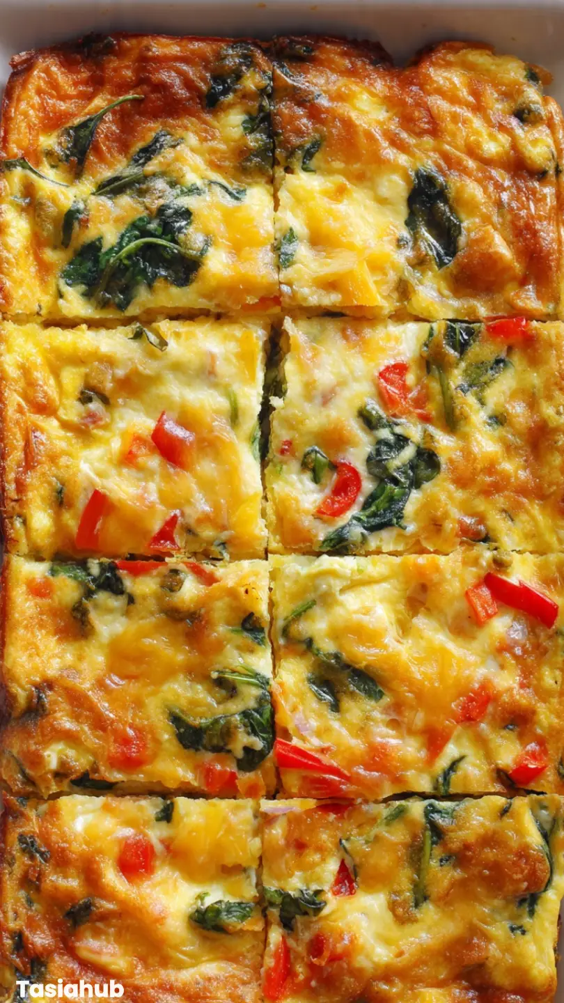 Tortilla Quiche Bake With Cottage Cheese