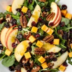 Apple Salad With Cheddar And Candied Pecans
