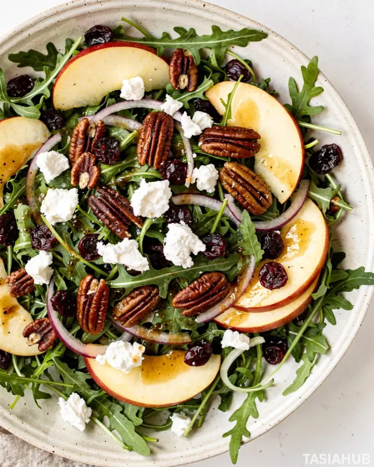 Arugula Apple Salad dish