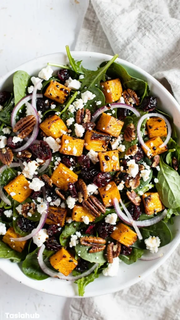 Butternut Squash Salad With Feta recipe