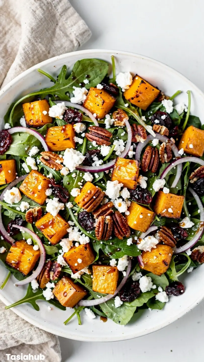 Butternut Squash Salad With Feta