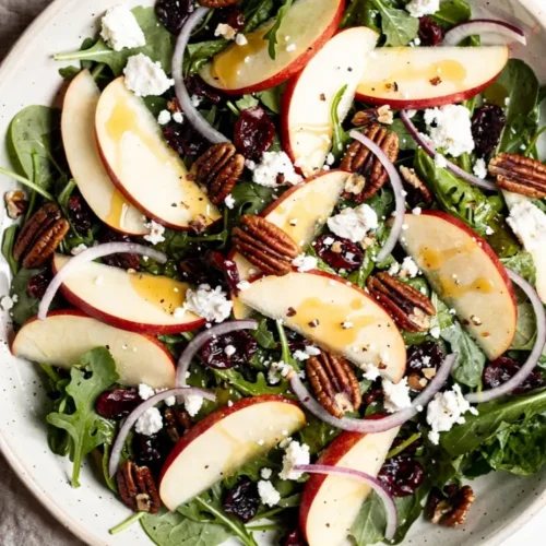 fall Apple Cranberry Pecan Salad