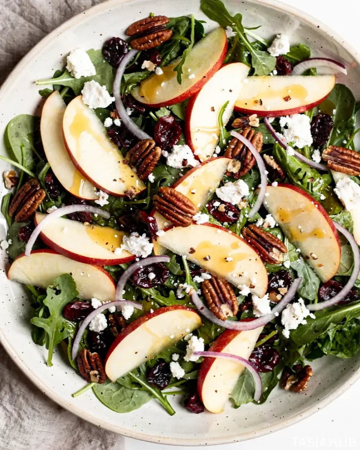 fall Apple Cranberry Pecan Salad