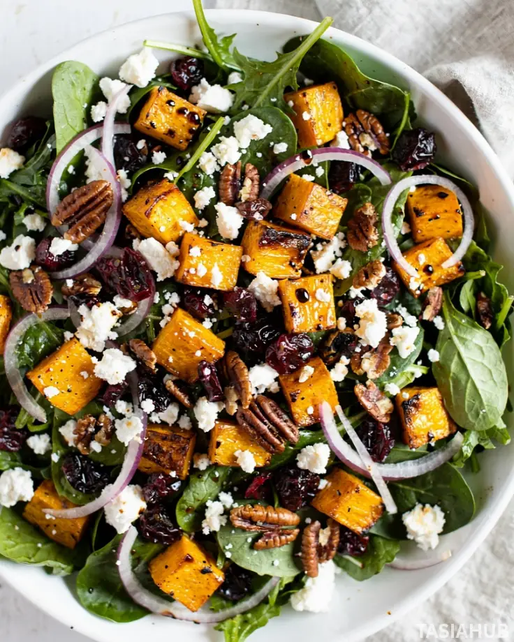 fall Butternut Squash Salad With Feta